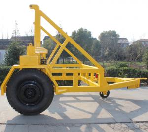 Best Cable Drum Trailer Jack 5Ton With Hand Brake and Air Brake for Cable Transportation wholesale