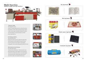 Best Pest Control Rat Glue Trap Making Machine With Put Buttons wholesale