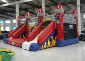 New Inflatable volcano bouncy castle full printing inflatable jumping castle combo beautiful color inflatable jump