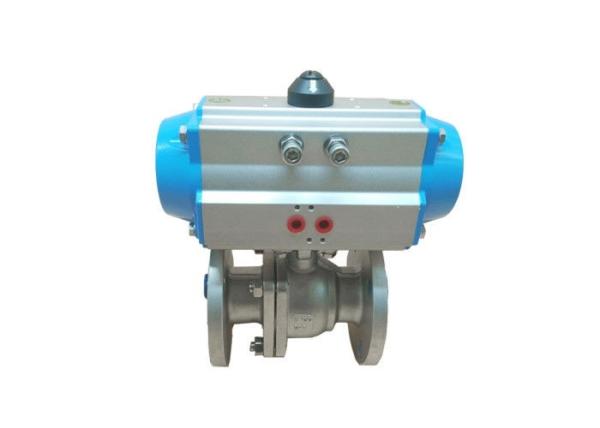 Cheap 150LB Pneumatic Actuator Valve , CF8 Pneumatic Ball Valve for sale