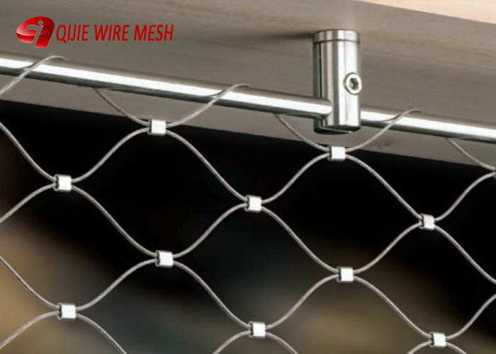 stainless steel ferruled type rope mesh 