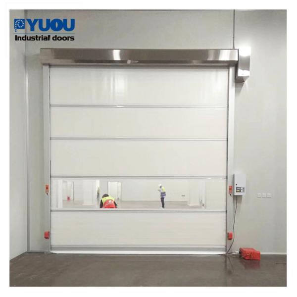 Car Wash 1.0mm High Speed Roller Shutter Door With Radar Sensor And Pull Switch