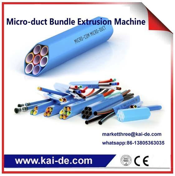 Cheap 2ways 7 ways 12/10mm   PE  micro duct production line Air blowing Telecommunication Cable for sale