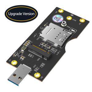 China USB 3.0 Type-A Connector To M.2 NGFF Key-B Wireless Adapter Card 1 Standard SIM Slot For 5G 4G LTE WWAN GSM Modem Module on sale