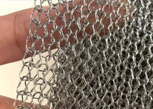 China Multi Strand Stainless Steel Knitted Wire Mesh Flat Type  Alkali Resistance on sale