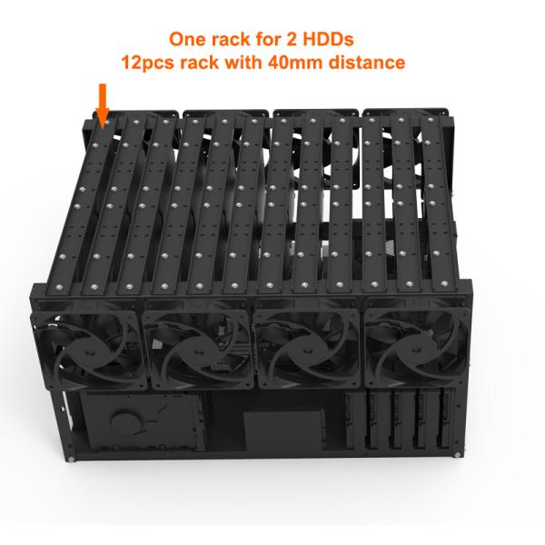 BTC ETH ZEC Cryptocurrency Mining Rig CHIA Miner HDD Mining Server Case Open Air Frame