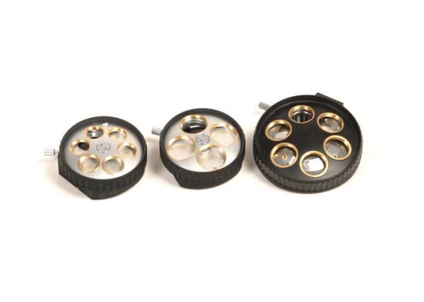 Cheap Durable Microscope Accessories Triple / Quadripuntal Nosepiece Five - Hole Nosepiece for sale