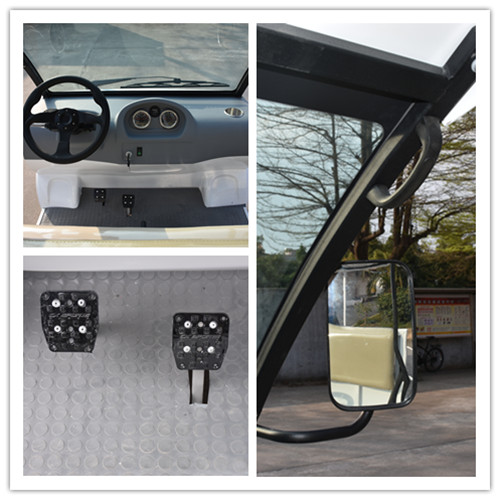 Customized Enclosed Electric Mini Cargo Vans With 2 Passenger CE Certification