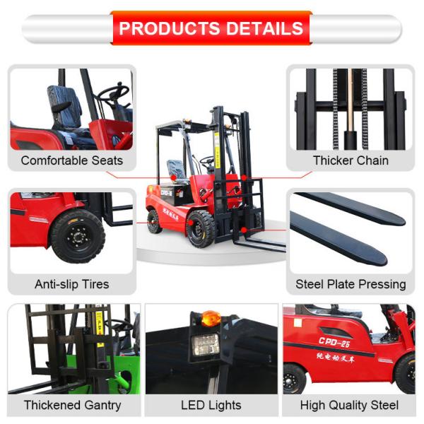 1.5Ton Load Wheel Forklift Electric Warehouse Lifting Device Semi Electric Walkie Stacker Forklift