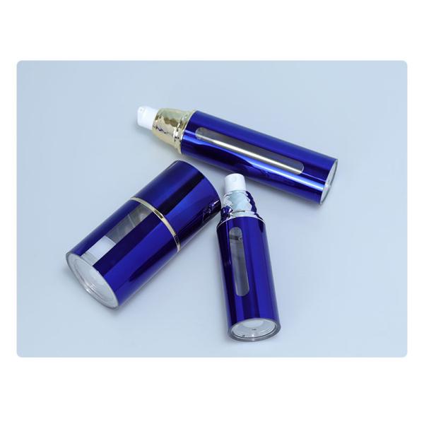 AS Material Empty Refill 20ml 30ml 50ml Plastic Airless Pump Bottle for Skin Care Sunscreen Acceptable Customer's Logo