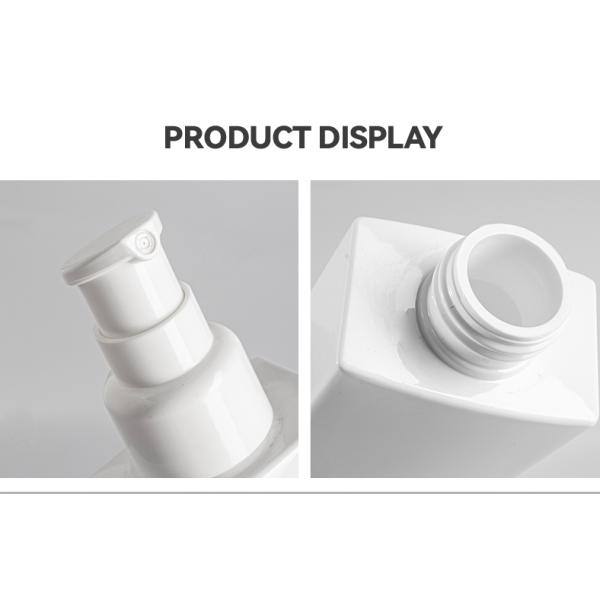 PETG Cosmetic Packaging Containers Square Bottle 100ml 120ml