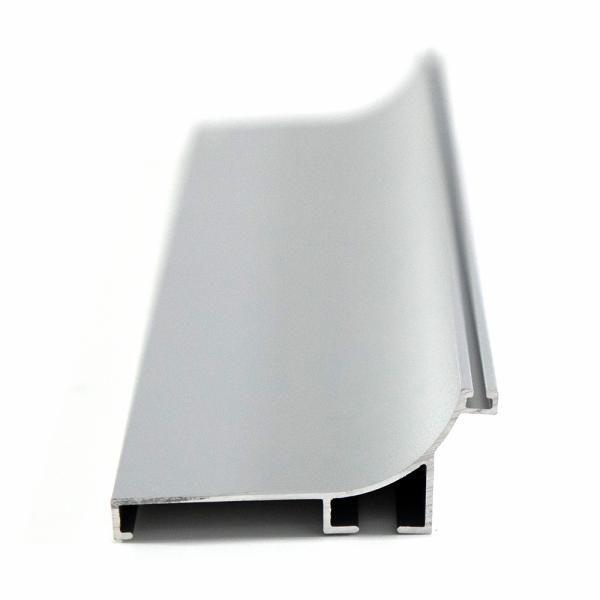 Finger Edge Pull Concealed Handle for Home Kitchen Door Drawer Cabinet Silver Stain Nickel with Screws
