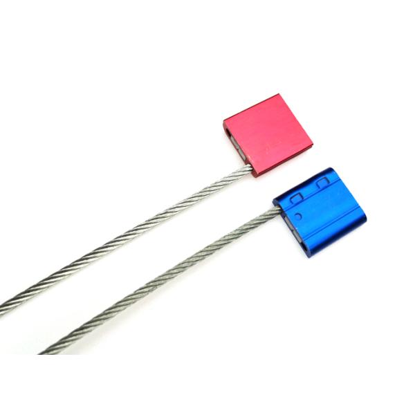 Pull Tight Locking Mechanism Cable Security Seals Tamper Proof 26*26*7.5 Mm