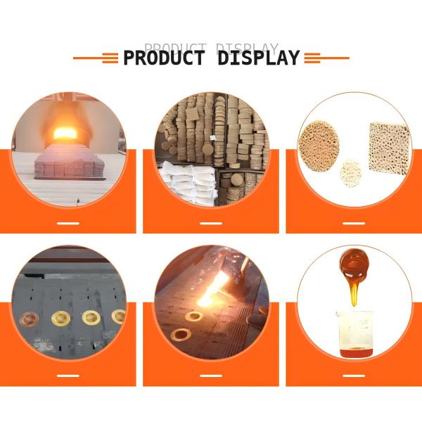 ISO9001 Certified Customized Designs Ceramic Foam Filter for Casting Fireproof Filter