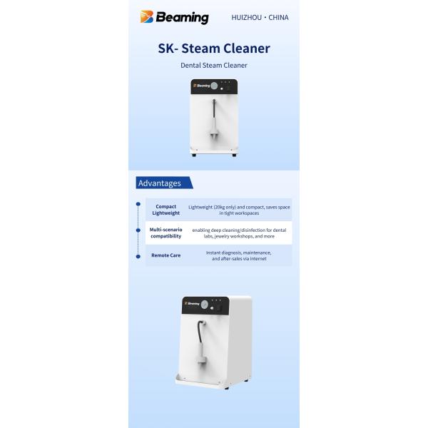 Medical Grade Dental Steam Cleaner 3bar Anti Contamination Dental Lab Steamer