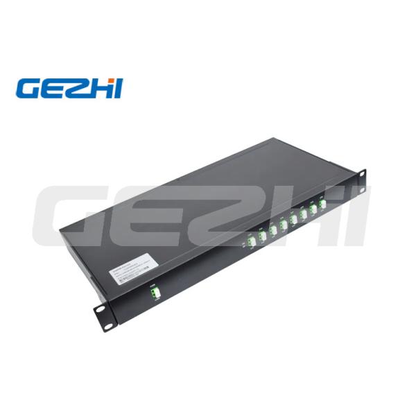2x8ch DWDM Mux Demux Module Low PDL 19 Inch 1U Rack Mounted LC APC