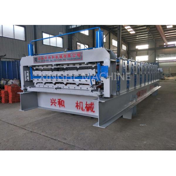 Electric Control Double Layer Roll Forming Machine , Cnc Roll Forming Machine