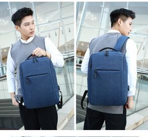 Best Zipper Closure Nylon Waterproof Laptop Backpack With USB Interface wholesale
