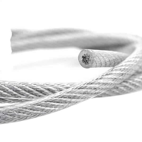 Cheap 304 7*19 Stainless Steel Wire Ropes With PVC Nylon Coating Corrosion Resistance for sale