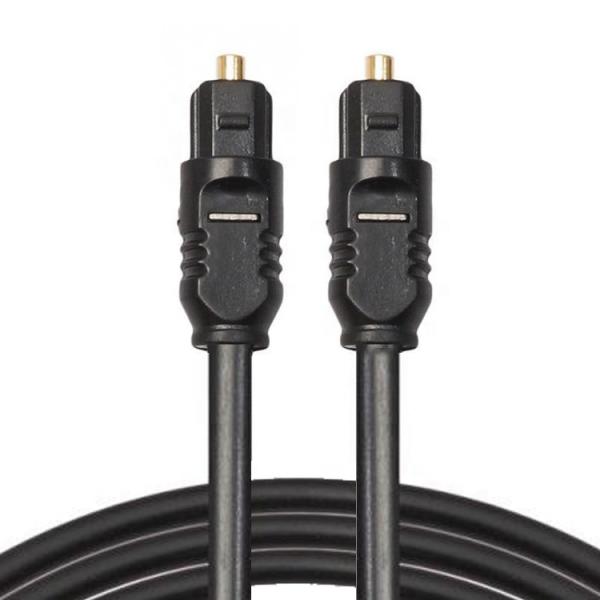High Quality Thin 24K Gold Spdif Digital Optical Audio Toslink Cable