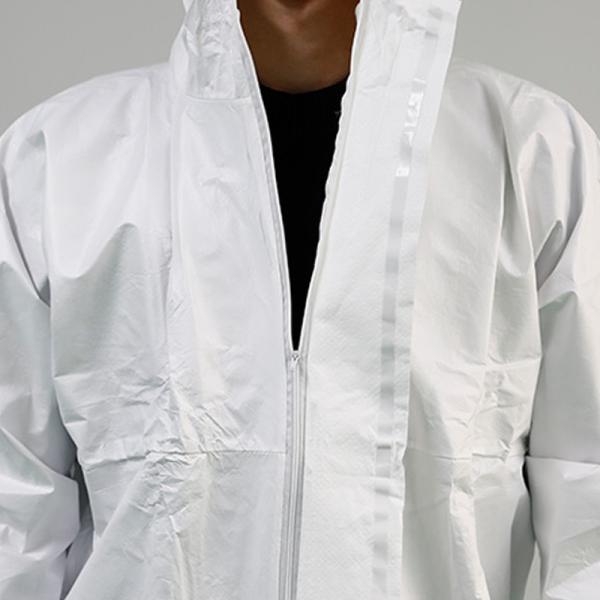 Waterproof Conjoined S-4XL Disposable PP Coverall / Disposable Medical Suit