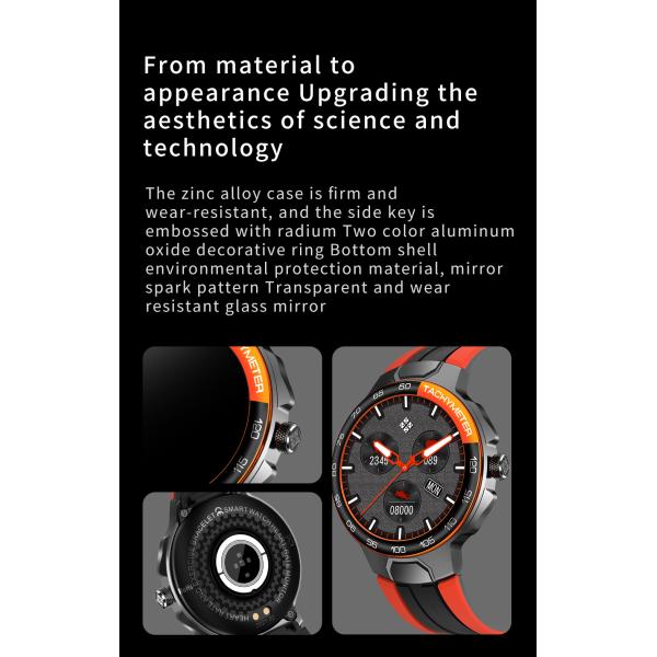 E15z Smartwatch Support Polish 24 Modes of Exercise Heart Rate Blood Pressure Waterproof Astronaut Dial Smart Watch for Men