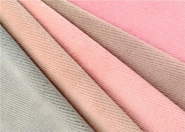 Cheap 380gsm Super soft Bonded Stripe Velvet Fabric for sale
