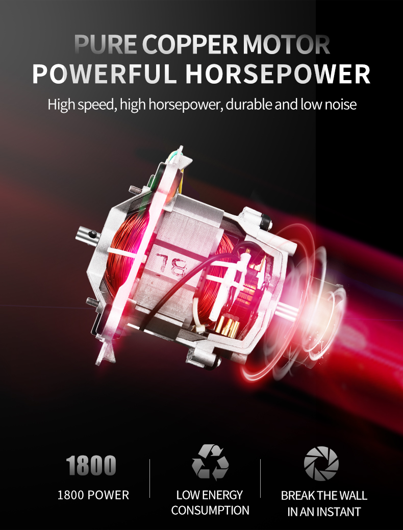 220V Main Function Soymilk Smoothie Blender with Manual Speed Variable and Low Noise