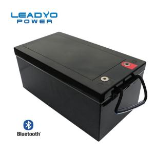 Best High Capacity Leadyo Battery Bluetooth LiFePO4 12V 300Ah Lithium Ion Battery wholesale