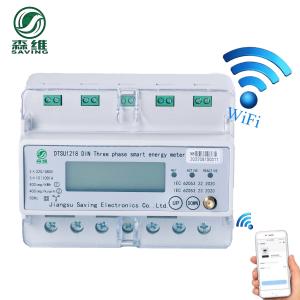 Api Programmable Three Phase Prepaid Energy Meter Wifi 3 Phase Din Rail Meter 63a
