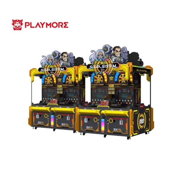 Cheap Solar System 4 Players Redemption Game Machine Push Balls And Chips for sale