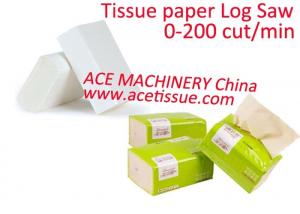 Best Fully Automatic Plc Tissue Paper Cutting Machine Speed 200 Cut Per Minute wholesale
