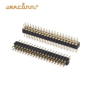 China Straight Dip Type Round Pin Header Connectors 2X20 Multi Pin Connector on sale