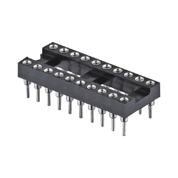 Cheap 2.54mm Female Round Pin Header 8 Pin 10 Pin 18 Pin 28 Pin 32 Pin 40 Pin IC Socket for sale