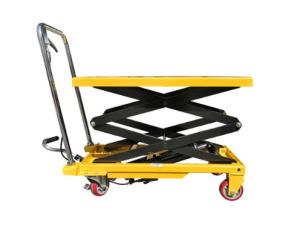 4 Wheels Hydraulic Lift Table Cart 1500kg Mobile Hydraulic Lift Platform Trolley