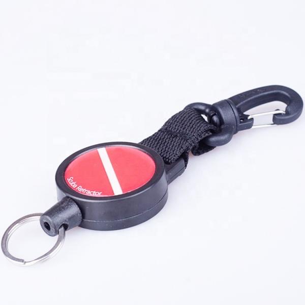 Cheap Plastic Scuba Diving Accessories , Swivel Clip Retractable Holder Easy Use for sale