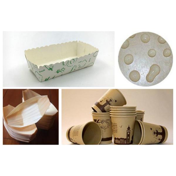 Waterproof PE Coating White & Brown Craft Paper Roll 36'' Making Plate Bowl