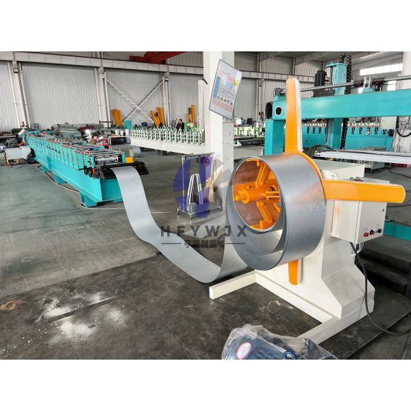 Continuous Downpipe Roll Forming Machine With PLC Control And 24 Main Roll Sets