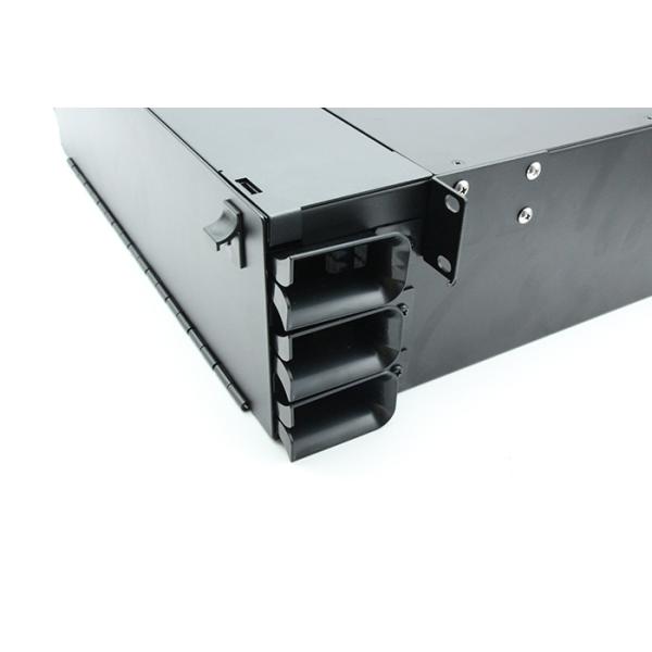 FTTH 19" 3U ODF Patch Panel 288F ODF Rack Mount Fiber Patch Panel Splicing Type