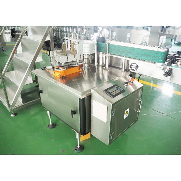 Automatic Glass Bottle Labeling Machine / Wet Glue Labeling Machine For Paper Label