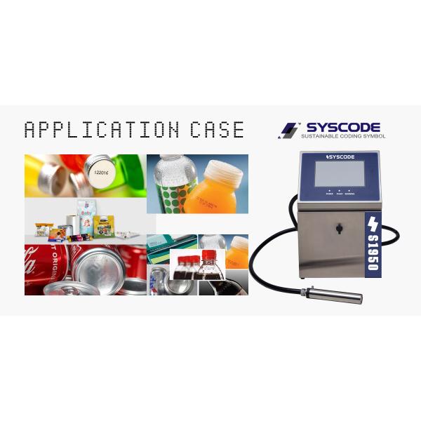 4 lines Industrial Inkjet Coding Printer Customization For Beverages Syscode