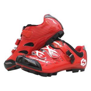 China ODM Red Cycling Mountain Mtb Shoes With SPD Pedal on sale