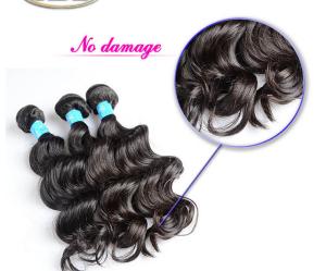 China Natural color unprocessed human hair,factory price wholesales peruvian hair weave on sale