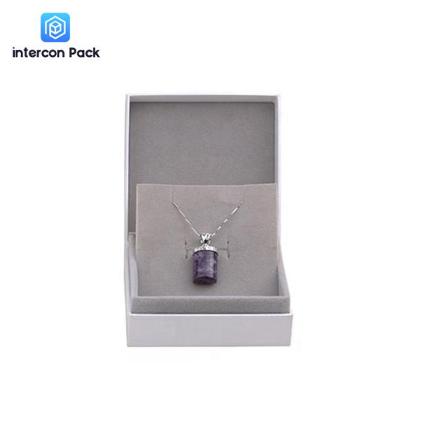 Pendant Ring Earring Small Jewelry Packaging Boxes Square Shape UV Varnish