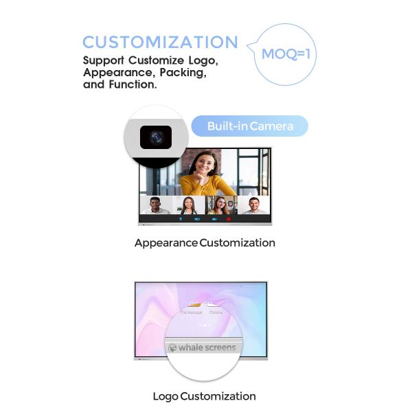 65 75 85 Inch LCD Display Touch Screen Interactive Flat Panel Interactive Whiteboard Digital Smart Board for Classroom