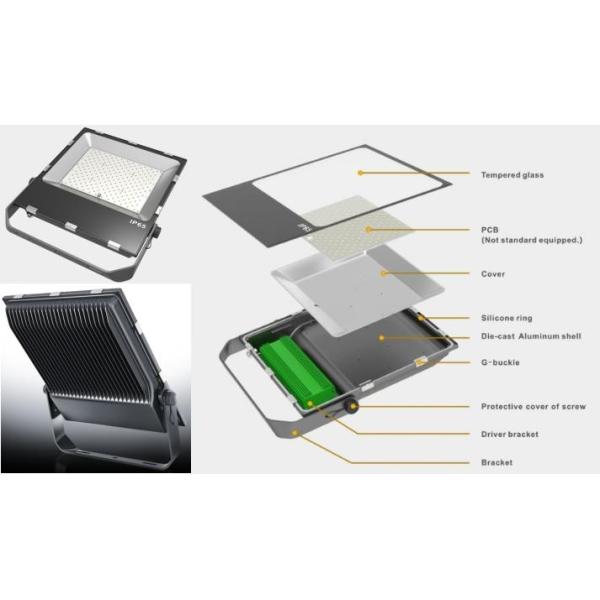 Netural White 4000K Waterproof LED Flood Light 100W SMD Flat Pad Flood Lighting