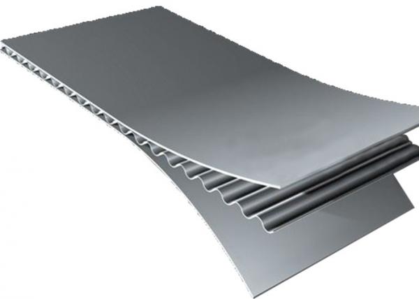 Cheap Low Maintenance Corrugated Aluminum Composite Panels Light Weight Moisture Proof for sale