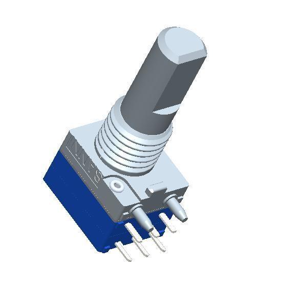 Cheap Dual Unit 18mm Shaft Absolute Rotary Encoder For Car Audio Equipment for sale