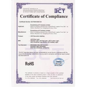 EVERSHINING INT'L INDUSTRY LTD Certifications