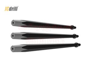 China Steel Tapered Rock Drill Rods , Durable H25 Hex Tapered Hollow Drill Rods on sale